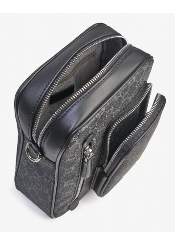 Sacoche homme avec bandoulière amovible réglable pour transporter son nécessaire au quotiden - vue intérieure - Icone - Chabrand