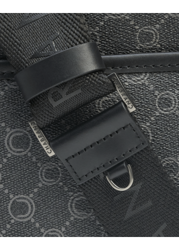 Toile enduite siglée noire - Icone - Zoom - Chabrand