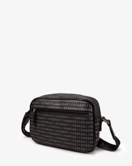 Sacoche bandoulière en toile enduite siglée pour homme - New Freedom - Chabrand - vue profil