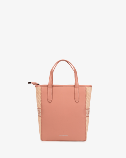 Sac porté main Emilie moyen format avec bandoulière - vue dos - Chabrand