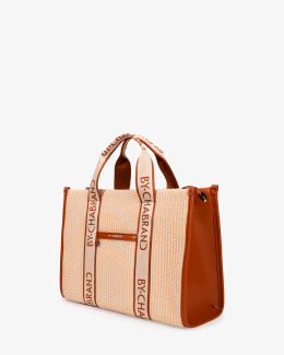 Sac cabas Emilie avec bandoulière - vue profil - Chabrand