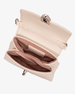 Chabrand - mini sac à main noir en synthétique - vue de l'intérieur - Léna