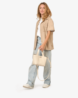 Petit sac à main beige casual - Louise - Chabrand
