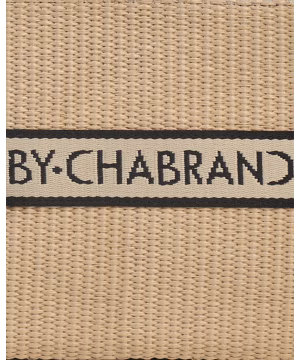 Synthétique effet cuir lisse et paille - Emilie - Chabrand - sac à main noir