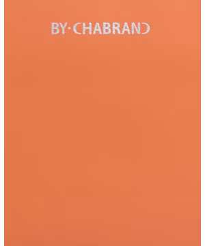Chabrand - grande pochette en synthétique orange - Léna