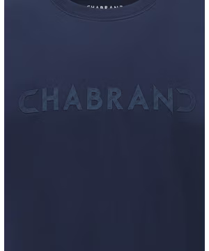 T-shirt coton uni logo silicone - Chabrand
