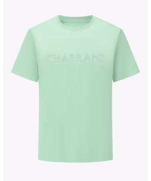 T-shirt coton uni logo silicone - Chabrand