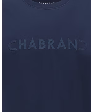 T-shirt coton uni logo silicone - Chabrand