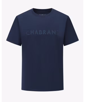 T-shirt coton uni logo silicone - Chabrand